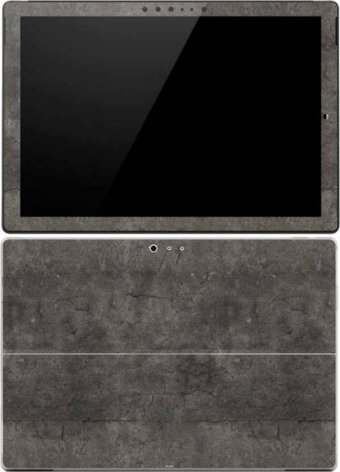 Dark Iron Grey Concrete Surface Pro (2017) Skin